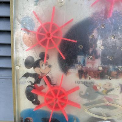 LOT 95: Vintage Toys: Chromatic Magnus Accordion, Animals Cards, Disneyland Tabletop Pinball Game