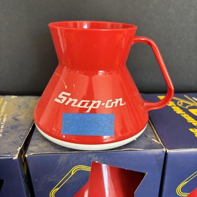 LOT 98: Snap On Grap Bag: The Captains No Spill Mugs, Bottle Opener & More