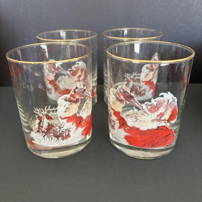 LOT 104: Vintage Coca-Cola Holiday Glass, Mug & Jar Collection