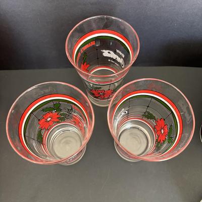 LOT 104: Vintage Coca-Cola Holiday Glass, Mug & Jar Collection