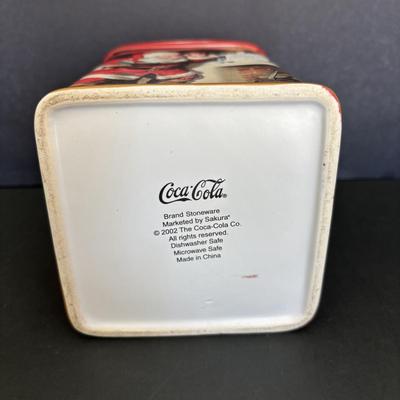 LOT 104: Vintage Coca-Cola Holiday Glass, Mug & Jar Collection