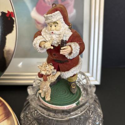 LOT 105: Coca-Cola Collection: Buddy L Toy Trucks, Sakura Stoneware Plates, Ornaments & More