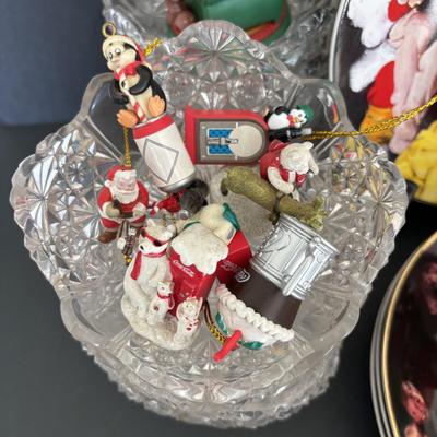 LOT 105: Coca-Cola Collection: Buddy L Toy Trucks, Sakura Stoneware Plates, Ornaments & More