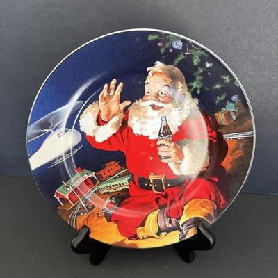 LOT 105: Coca-Cola Collection: Buddy L Toy Trucks, Sakura Stoneware Plates, Ornaments & More