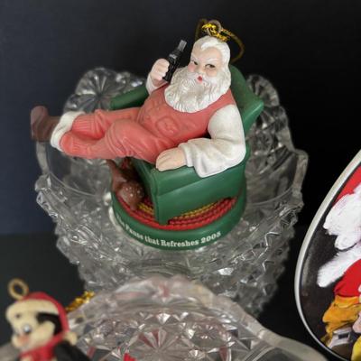 LOT 105: Coca-Cola Collection: Buddy L Toy Trucks, Sakura Stoneware Plates, Ornaments & More