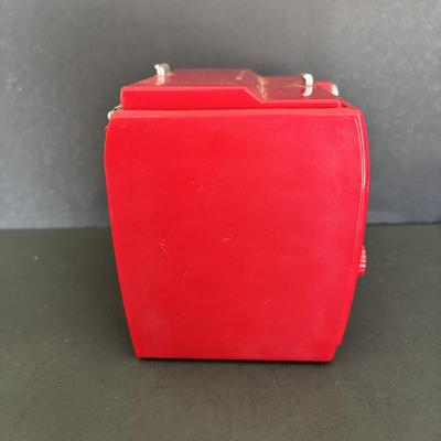 LOT 107: Coca-Cola Mini Cooler Radio, NIP Dominos & Playing Cards