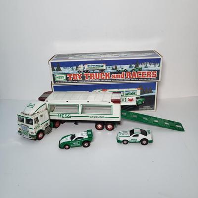 LOT 110: 1995-1999 Vintage HESS Holiday Collection Complete with Original Packaging and Components