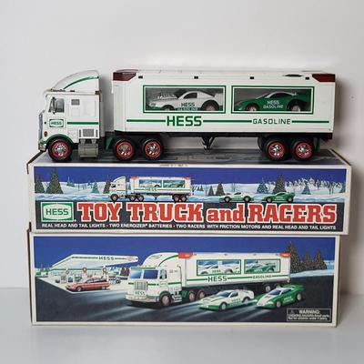 LOT 110: 1995-1999 Vintage HESS Holiday Collection Complete with Original Packaging and Components