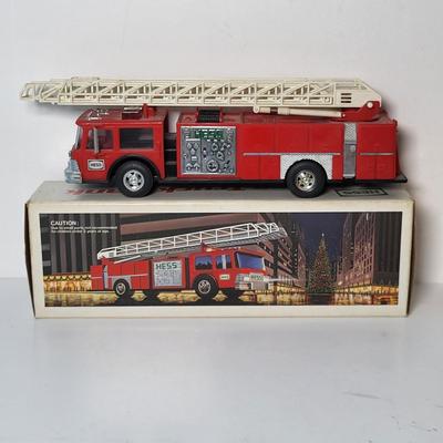 LOT 115: Collection of Seven Vintage HESS Holiday Trucks from Various Years