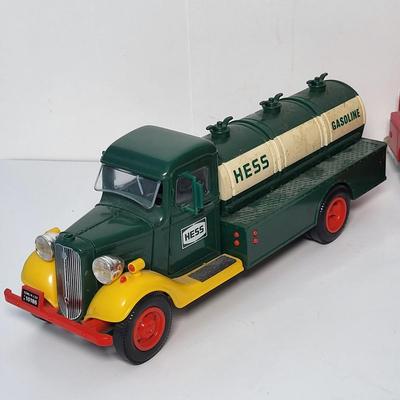 LOT 115: Collection of Seven Vintage HESS Holiday Trucks from Various Years