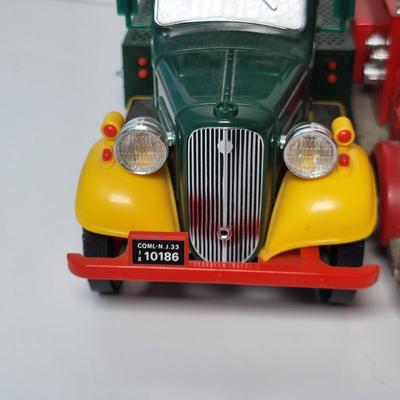 LOT 115: Collection of Seven Vintage HESS Holiday Trucks from Various Years