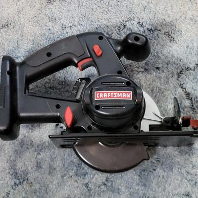LOT 120: Craftsman Tool Collection Including Trim Saw, Drill Driver and More