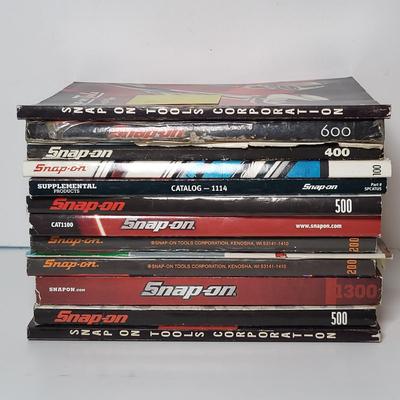 LOT 121: Collection of Vintage Snap-On Product Catalogs & Dealer Price Lists from 1980's & 1990's