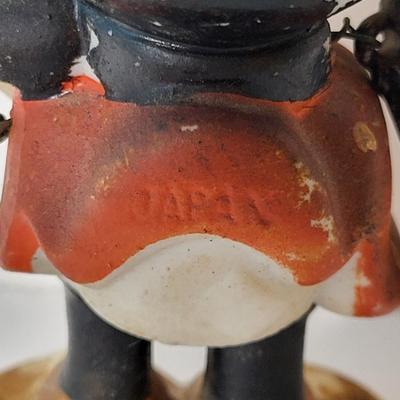 LOT 125: Early Disney/Pre-WWII Mickey & Minnie Tooth Brush Holders, 7-Dwarves Ornament, Minnie Mouse Ornament & More