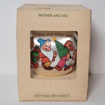 LOT 125: Early Disney/Pre-WWII Mickey & Minnie Tooth Brush Holders, 7-Dwarves Ornament, Minnie Mouse Ornament & More