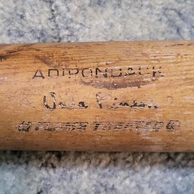 LOT 128: Wooden Baseball Bats & Miller Lite/Orioles Hat