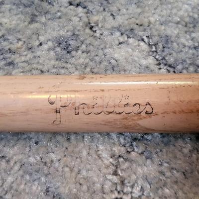 LOT 128: Wooden Baseball Bats & Miller Lite/Orioles Hat