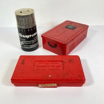 LOT 144: Collection of Drill Bits - Snap-on DBRXC121PC ThunderBit High Performance Heavy-duty, Snap-on Magnetic and Blue Point Set