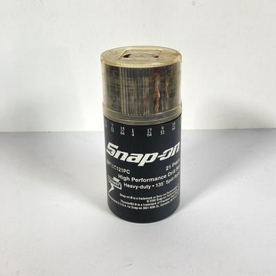 LOT 144: Collection of Drill Bits - Snap-on DBRXC121PC ThunderBit High Performance Heavy-duty, Snap-on Magnetic and Blue Point Set
