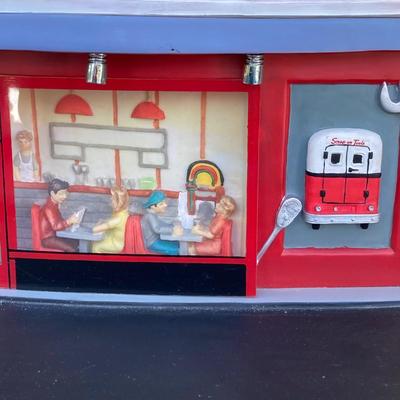 LOT 146: Vintage Snap-on Tools Fabulous 50's Drive-in Diorama with Original Box