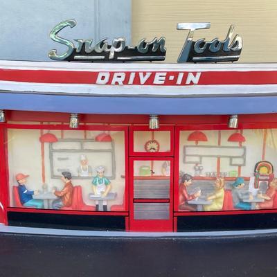 LOT 146: Vintage Snap-on Tools Fabulous 50's Drive-in Diorama with Original Box