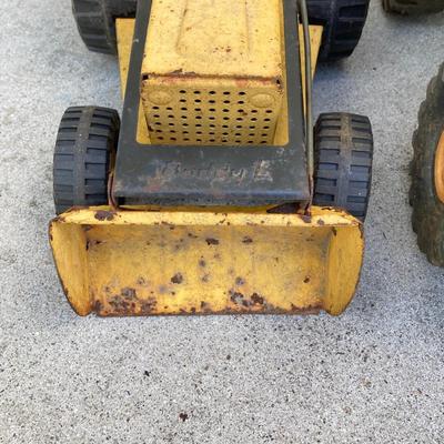 LOT 149: Vintage Metal Toys - Dump Truck, Fire Engine and Tractors - Tonka, Buddy L and More