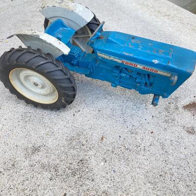LOT 149: Vintage Metal Toys - Dump Truck, Fire Engine and Tractors - Tonka, Buddy L and More