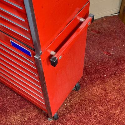 LOT 153: Vintage Snap-on Tools Small Rolling Toolbox / Cabinet (Sales Rep Display Sample) only 32.5" tall!