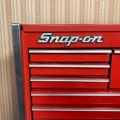 LOT 153: Vintage Snap-on Tools Small Rolling Toolbox / Cabinet (Sales Rep Display Sample) only 32.5" tall!