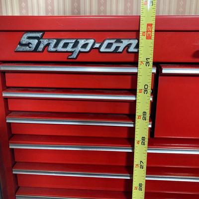 LOT 153: Vintage Snap-on Tools Small Rolling Toolbox / Cabinet (Sales Rep Display Sample) only 32.5" tall!