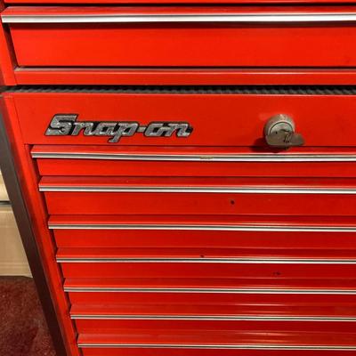 LOT 153: Vintage Snap-on Tools Small Rolling Toolbox / Cabinet (Sales Rep Display Sample) only 32.5" tall!