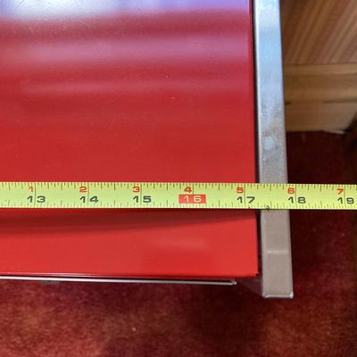 LOT 153: Vintage Snap-on Tools Small Rolling Toolbox / Cabinet (Sales Rep Display Sample) only 32.5" tall!