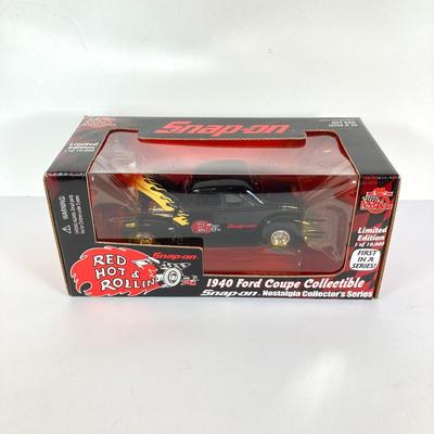 LOT 155: Red, Hot & Rollin Snap-on Diecast Car, T-Shirt Adult Size XL and Cap (New Old Stock / Tags)