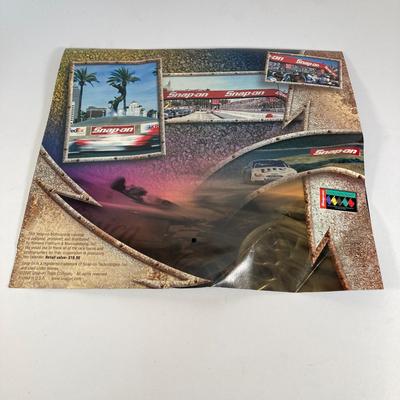 LOT 156: Vintage Snap-on Racing Collection - Decal / Sticker, Racing Hat, Dale Earnhardt Collectible Knives and Mug