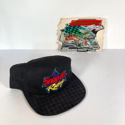 LOT 156: Vintage Snap-on Racing Collection - Decal / Sticker, Racing Hat, Dale Earnhardt Collectible Knives and Mug