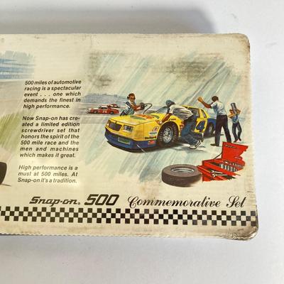 LOT 157: Snap-on 500 Commemorative Screwdriver Set in Original Packaging