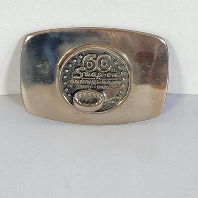 LOT 158: Snap-on 60th Anniversary Commemorative Limited Edition Coin and Knife Set with 60th Anniversary Belt Buckle