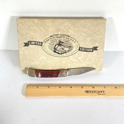 LOT 162: Snap-on Knife Collection - Parker USA Eagle Brand Knives Limited Edition Numbered with Pair of Kershaw Folding Knives