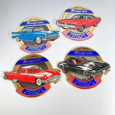 LOT 195: Snap-on Quality Work Socks in Cardboard Bank Truck, American Classics Decals, Digital Watch, Christmas Stocking and More