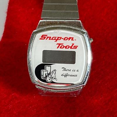 LOT 195: Snap-on Quality Work Socks in Cardboard Bank Truck, American Classics Decals, Digital Watch, Christmas Stocking and More