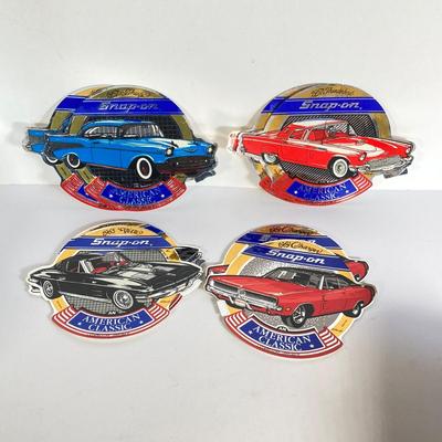 LOT 195: Snap-on Quality Work Socks in Cardboard Bank Truck, American Classics Decals, Digital Watch, Christmas Stocking and More