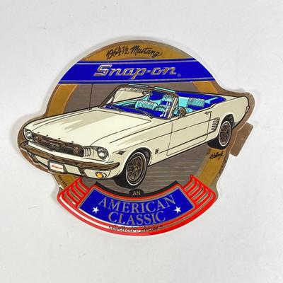 LOT 197: Ford and Snap-on Collection - Commemorative Mustang Belt Buckle, American Classics Decal, Victorino Switzerland Knives and...