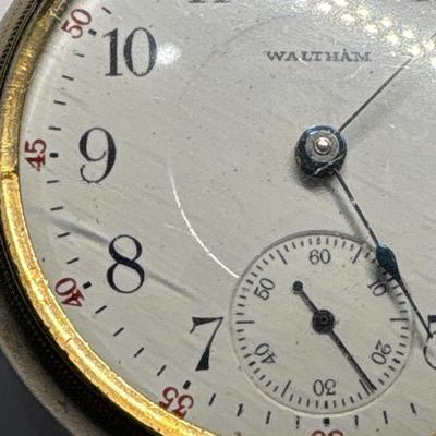 Vintage Waltham pocket watch - works