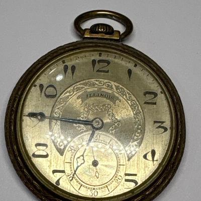 Vintage Illinois pocket-watch - works