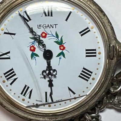Hunting themed Le Giant pocket watch