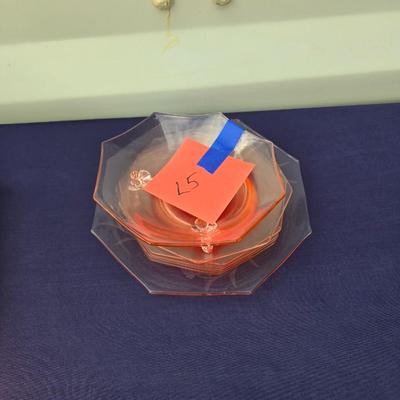 Sale Photo Thumbnail #8: Lot consists of 1 bowl,a serving plate & 5 salad plates