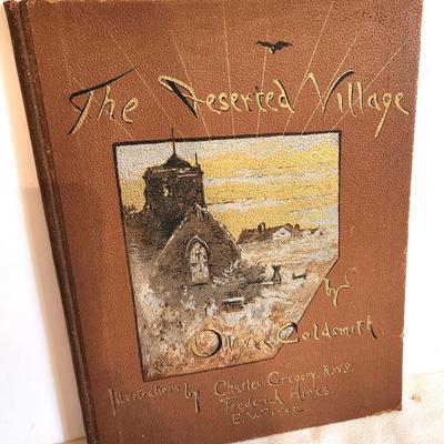 Lot #165 The Deserted Village by Oliver Goldsmith - Illustrations by Charles Gregory ca. 1890