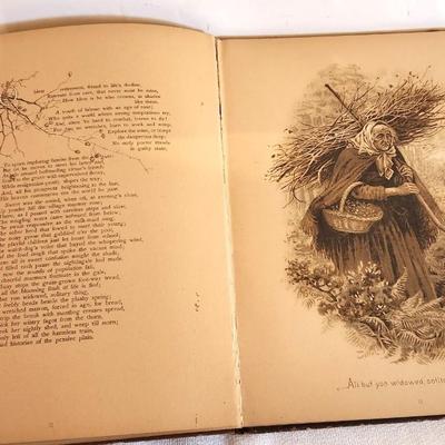 Lot #165 The Deserted Village by Oliver Goldsmith - Illustrations by Charles Gregory ca. 1890