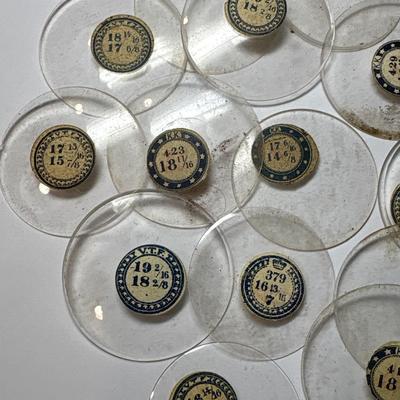 22 various size bezels for pocket watches