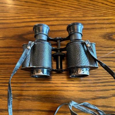 PITTSBURGH GOLD TONE NAUTICAL SUNDIAL AND COMPASS PLUS BINOCULARS